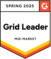 G2 Grid Leader: Mid-Market, Spring 2025